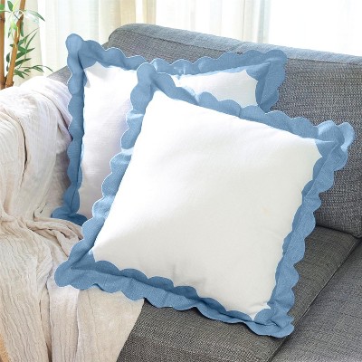 Folkulture Cushion Cover Scallop Printed 2.0