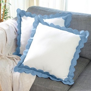 Folkulture Cushion Cover Scallop Printed 2.0 - 1 of 4