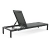 PAGED Lawn Chairs Set of 2 Pool Lounge Chairs Outdoor with Adjustable Backrest Patio Lounge Chair with Wheels for Patio, Pool, Beach - 2 of 4