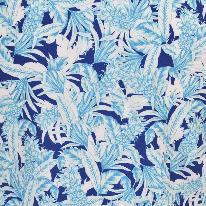 Banana Boat UPF 50+ Men's Hawaiian Print Shirt | Blue Palm Leaves, 2 of 4