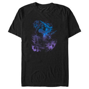 Men's Pirates of the Caribbean: Curse of the Black Pearl Jack Sparrow Ombre Skulls T-Shirt - 1 of 4
