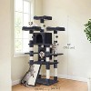 67-Inch Multi-Level Cat Tree for Large Cats, with Scratching Post Cozy Perches, Stable, Cat House Furniture - 2 of 4