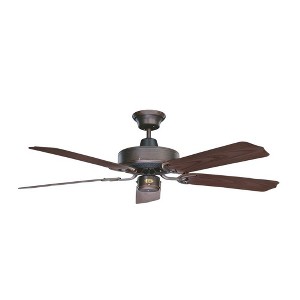 Concord Fans Nautika 52" Ceiling Fan Oil Rubbed Bronze with Weathered Bronze Blades for Wet Locations - 1 of 4