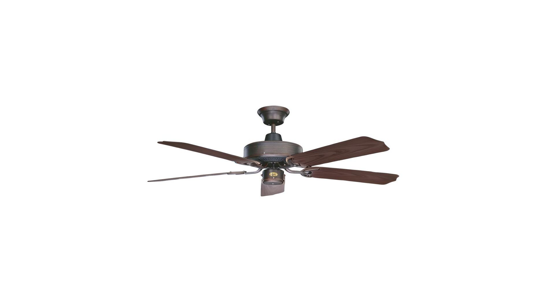 Concord Fans Nautika 52" Ceiling Fan Oil Rubbed Bronze with Weathered Bronze Blades for Wet Locations
