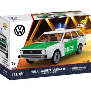 COBI Volkswagen Passat B1 Police Variant Vehicle Building Set, 116