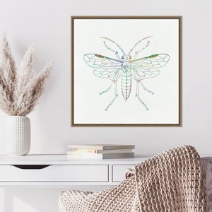 Amanti Art Dragonfly Drawing by Sarah Leonard Framed Wall Art Print - 1 of 4
