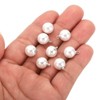 Unique Bargains Plastic Bulk Elegant DIY Crafts Jewelry Making Pearl Pendant 100 Pcs - 3 of 4