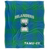 Texas Am University Corpus Christi Campus Plaid Spirit Silky Touch Super Soft Throw Blanket 50x60 - 2 of 4