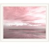 HomeRoots Pink Beach Emotions White Framed Print Wall Art - 4 of 4