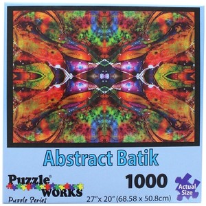 PuzzleWorks 1000 Piece Jigsaw Puzzle | Abstract Batik - 1 of 4