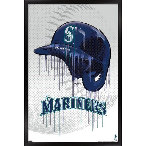 MLB Seattle Mariners - Retro Logo 18 Wall Poster, 14.725 x 22.375 