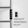 SEVOBAL Bathroom Towel Holders Stylish Space Saving Wall Mounted Hooks for Bathroom and Home, Brushed Nickel, 18.7"*3.44"*29.53" - 4 of 4