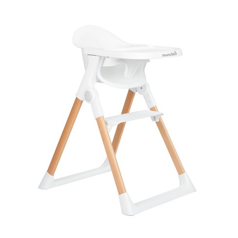 Munchkin Float Easy Clean Foldable High Chair Compact Modern Design White Target