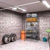 48 inch L×18 inch W×82 inch H Wire Shelving Unit Storage Cart Metal Shelf Rolling Utility Cart 2100Lbs Capacity with 6 Tier - 2 of 4