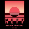 Men's NEFF Pink Sunset Logo T-Shirt - 2 of 4