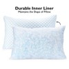Continental Sleep, Bamboo Cover Pillows with Gel Memory Foam | Maintains Proper Sleeping Postures, Relieves Neck, 25 x 15, White - 3 of 4