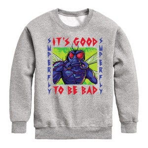 Boys' - Teenage Mutant Ninja Turtles Mutant Mayhem - Superfly Good To Be Bad Graphic Long Sleeve Fleece Sweatshirt - 1 of 4