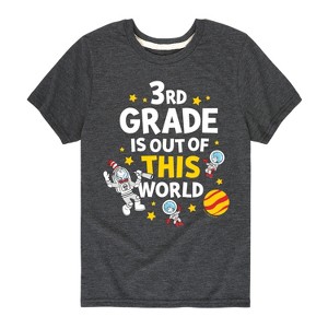 Boys' - Dr. Seuss - Third Grade Out Of This World Short Sleeve Graphic T-Shirt - 1 of 4