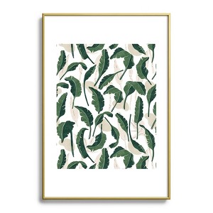 Marta Barragan Camarasa Simple tropical nature G Metal Framed Art Print - Deny Desings - 1 of 3