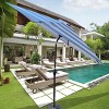 Maria 9Ft uv-cut Patio Cantilever Umbrella for Garden, Poolside, Outdoor Furniture - Maison Boucle - 2 of 4