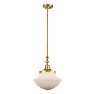 Oxford - 1 Light Mini Pendant In Traditional Style-15 Inches Tall and 11.75 Inches Wide
