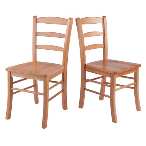 Hannah Dining Chair Wood Light Oak, Solid Wood Dining Chairs Set Of 4