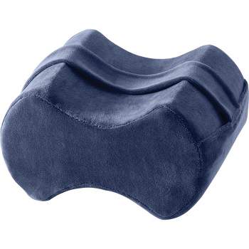 BodyMed Leg Positioning Support, 10" x 8" x 6" – Leg & Knee Support Pillow for Side and Back, Blue