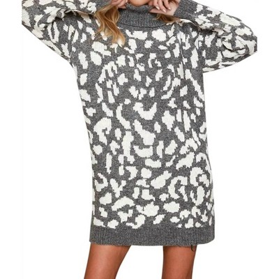 Women's Charisse Turtleneck Sweater Dress - BluIvy