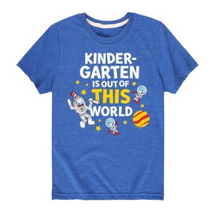 Boys' - Dr. Seuss - Kindergarten Out Of This World Short Sleeve Graphic T-Shirt - 1 of 4