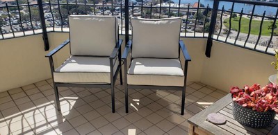 Searsburg Aluminum Deep Seating Outdoor Patio Chair, Club Chair, Accent ...