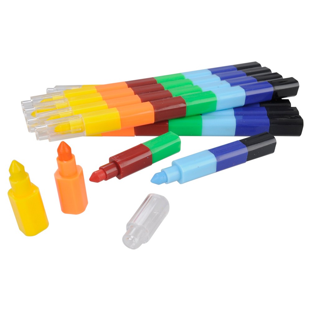 Photos - Accessory 10ct Stackable Crayon - Spritz™