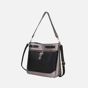 MKF Collection Evie two-tone Vegan Leather Women’s Shoulder bag by Mia K - 1 of 4