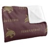 Texas State University Logo Pattern Silky 50x60 Blanket, 1 Sided 50x60 - 3 of 4