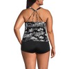 Lands' End Women's Tugless High Neck Strappy Back Tankini Swimsuit Top - 2 of 3