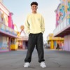 Dalix Ghost Embroidered Straight Leg Fleece Sweatpant Sweats Soft Warm Mens - 3 of 4