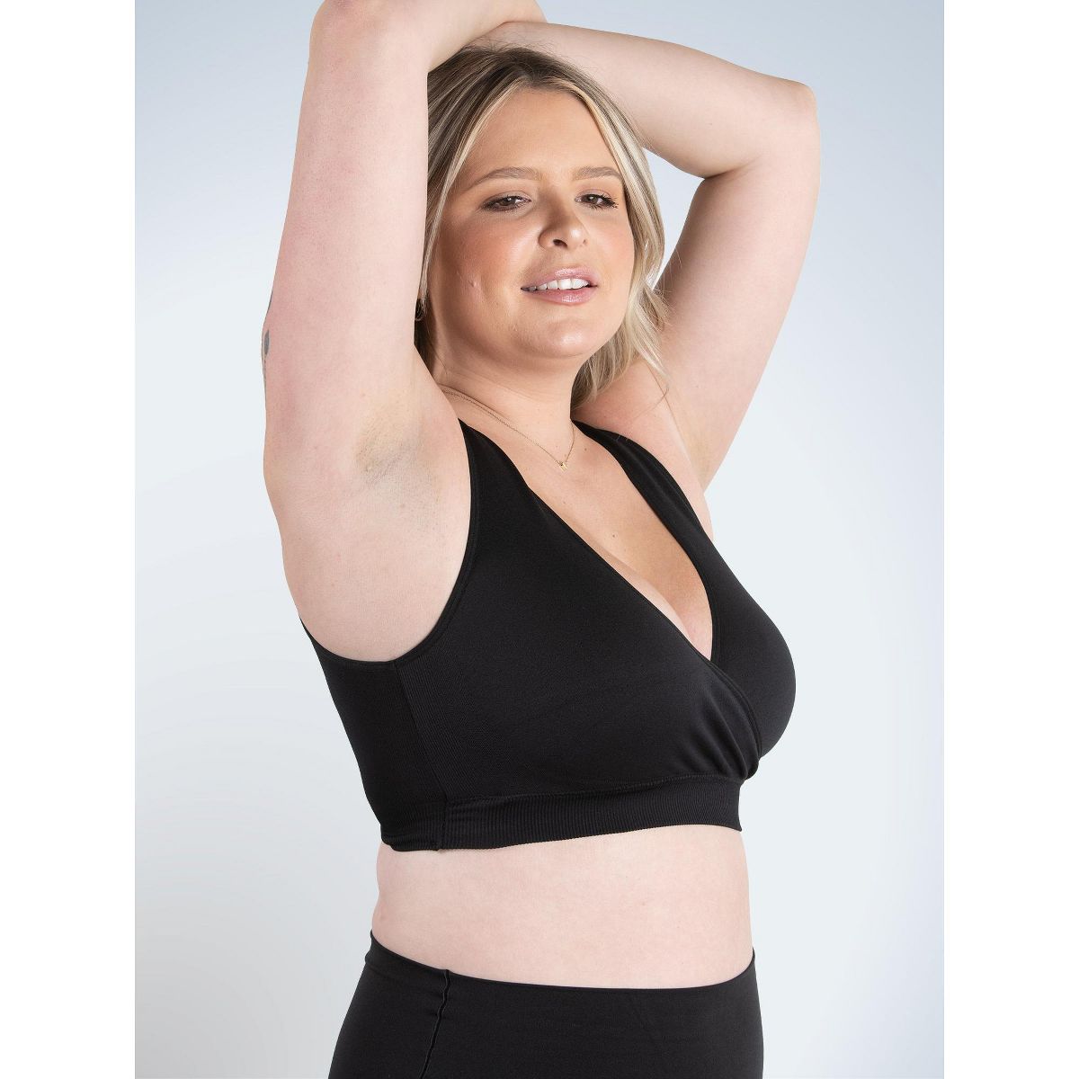 Leading Lady Women's The Alora - Nylon Seamless Sleep Bra (4013) - thumbnail 5