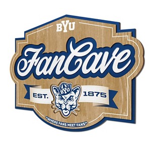 NCAA BYU Cougars Fan Cave Sign - 1 of 4