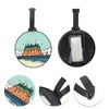 Unique Bargains Beach Island Luggage Tag Blue Green 1 Pc - 3 of 4