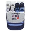 Hudson Baby Infant Boys Cotton Bib and Sock Set, Mommys Little Boys, 0-9 Months - 2 of 4
