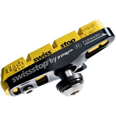 SwissStop Full FlashPro SRAM or Shimano Brake Shoes and Pads Pair Yellow King