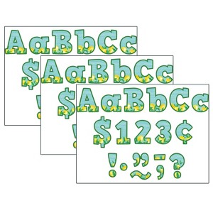Teacher Created Resources® Lemon Zest Bold Block 4" Letters Combo Pack, 230 Per Pack, 3 Packs - 1 of 2