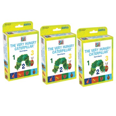 Briarpatch The World of Eric Carle The Very Hungry Caterpillar Card Game, Pack of 3