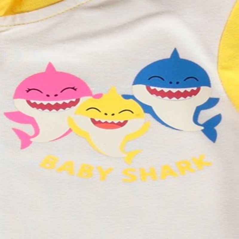 Pinkfong Baby Shark Zip Up Cosplay Costume Coverall Newborn to Infant, 3 of 8