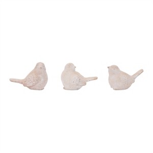 Distressed Bird Figurine (Set of 6) - 1 of 4