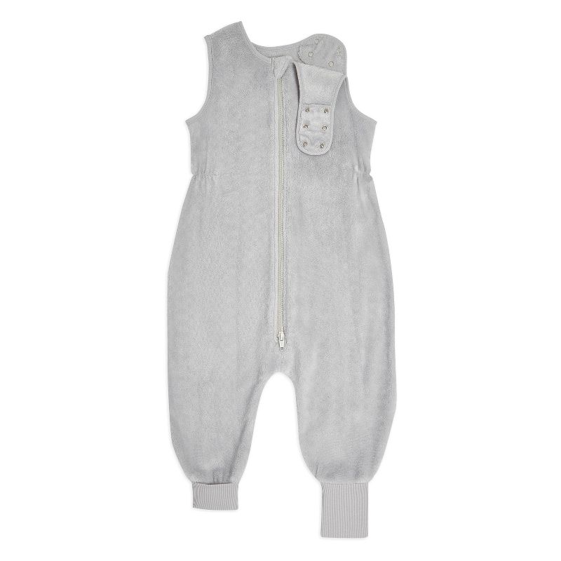 HALO Innovations Sleepsack 100% Cotton Micro Fleece Toddler Wearable Blanket - Gray Polar, 3 of 7