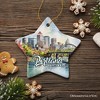 Portland City Skyline Ceramic Ornament, Oregon Travel Souvenir Christmas Decoration| OrnamentallyYou - image 4 of 4