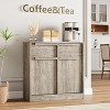 CuisinSmart Sideboard Buffet Cabinet with Drawers, Large Coffee Cabinet with Storage, Modern Wood Buffet Cabinet for Kitchen Dining Room - 4 of 4