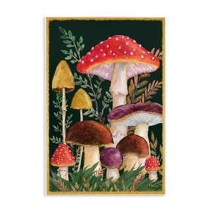 Stupell Industries Woodland Mushrooms Nature Wall Plaque Art, 10" x 15" - 1 of 4