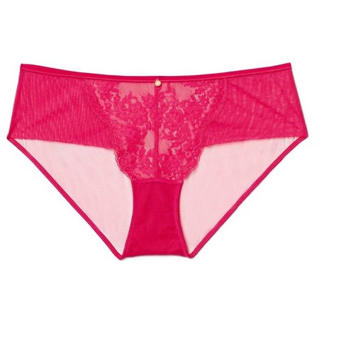 Adore Me Women's Bonnie Hipster Panty 4x / Jazzy Pink. : Target