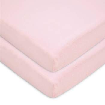 TL Care Solid 100% Cotton Knit Fitted Playard sheet  - 2pk
